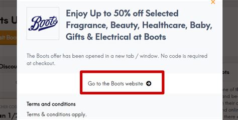 boots discounr code